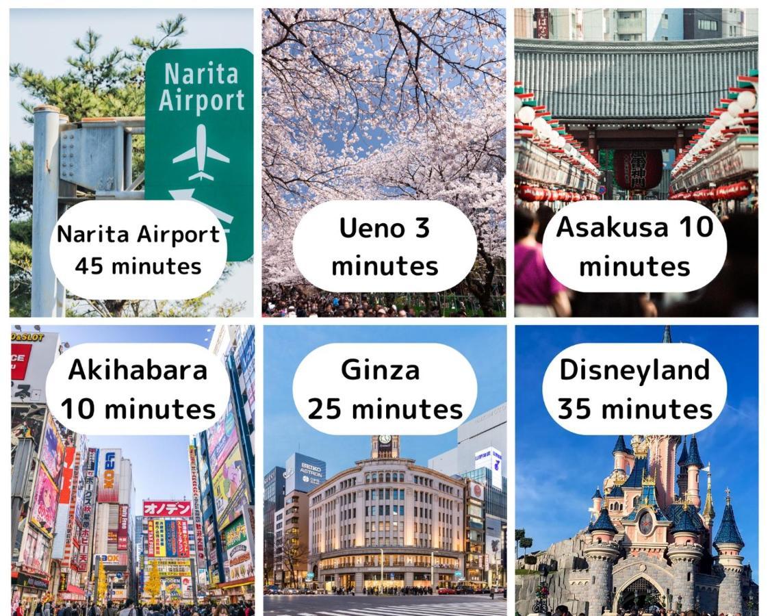 Ueno Minowa401 Apartment โตเกียว ภายนอก รูปภาพ